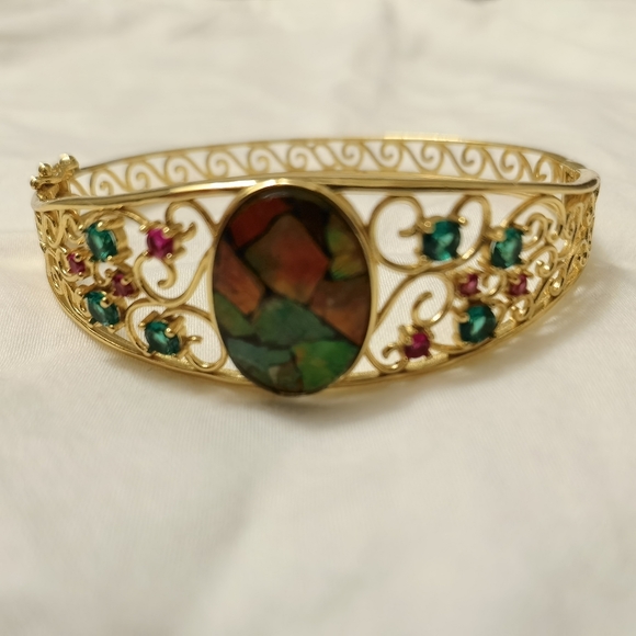 Ammolite bangel - Picture 2 of 7